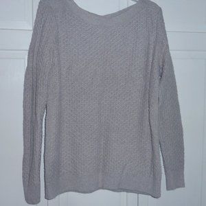 Old Navy gray pullover knit sweater, size women's Medium Super Soft & cozy